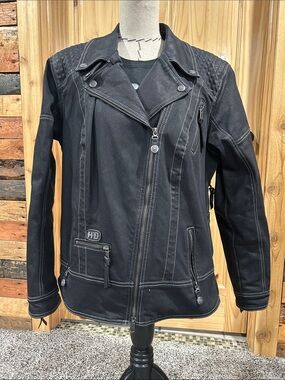 Black Women's Harley Davidson Jacket